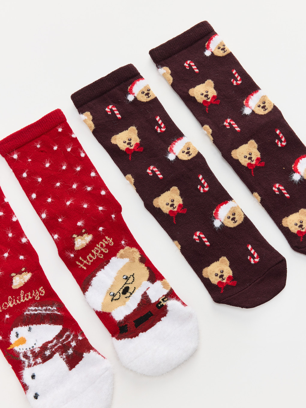 2 Pack New Year Themed Women's Ankle Socks-1