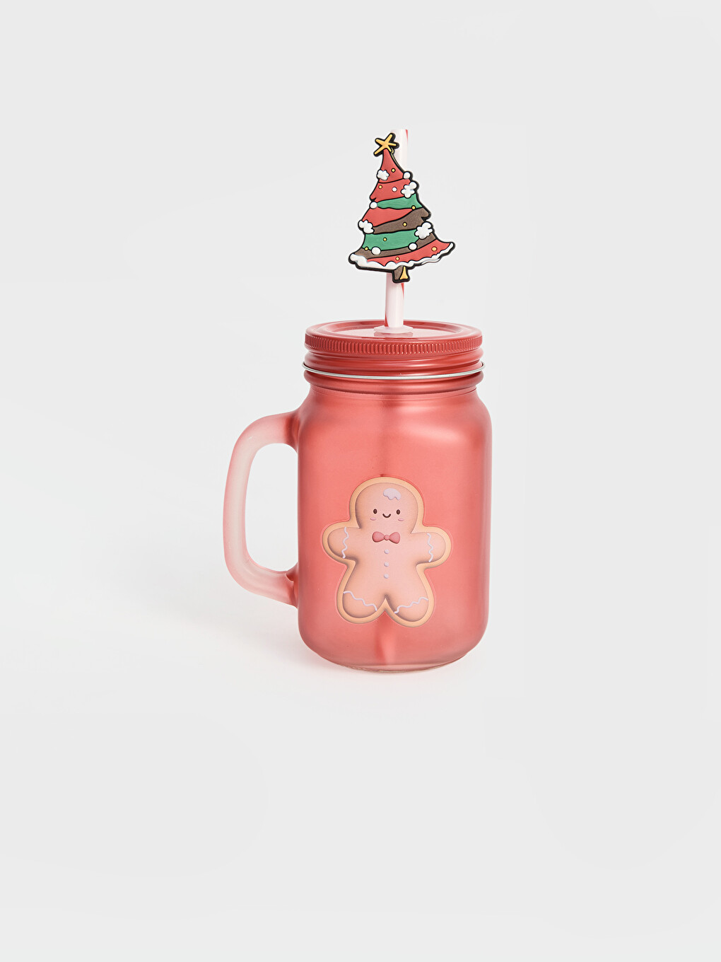 New Year's Themed Straw Glass Glass 450 Ml-1