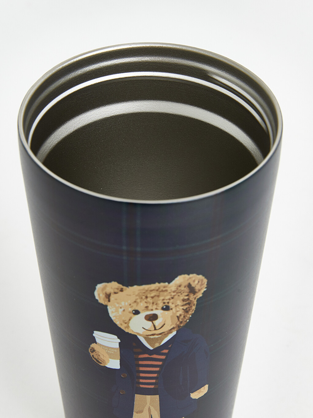Bär Teddy Bedruckte Strohhalm Stahl Wasserflasche-5