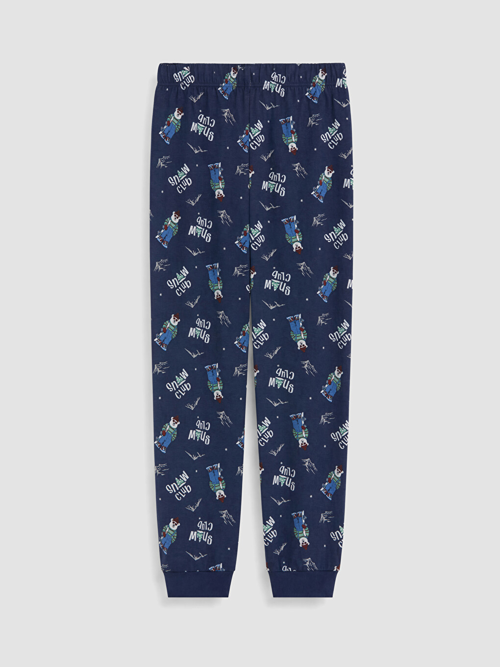 Printed Crew Neck Boys' Pyjamas Set-4