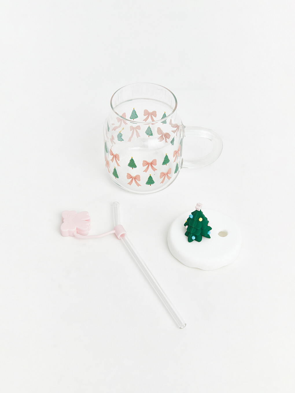 New Year's Themed Straw Glass Glass 450 Ml-2