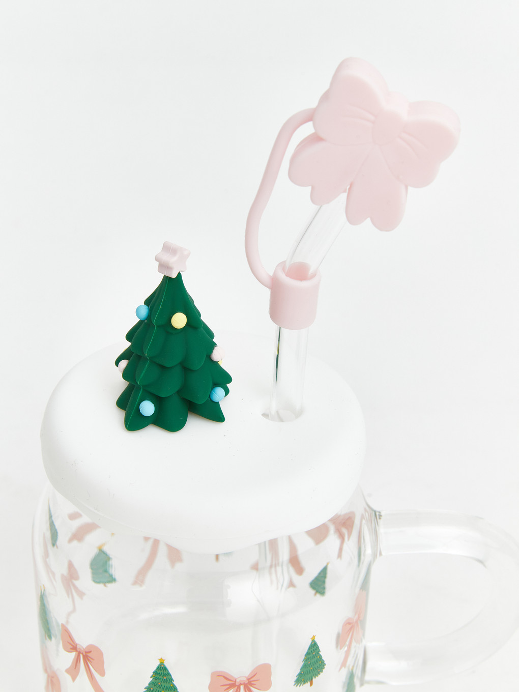 New Year's Themed Straw Glass Glass 450 Ml-4