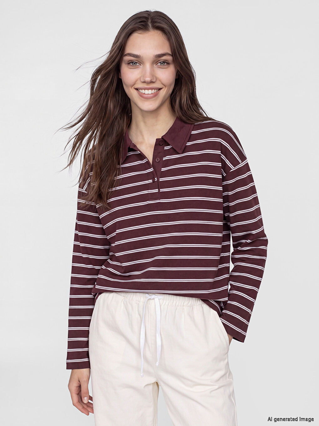 Woman Ecru Sweatshirt Tunic