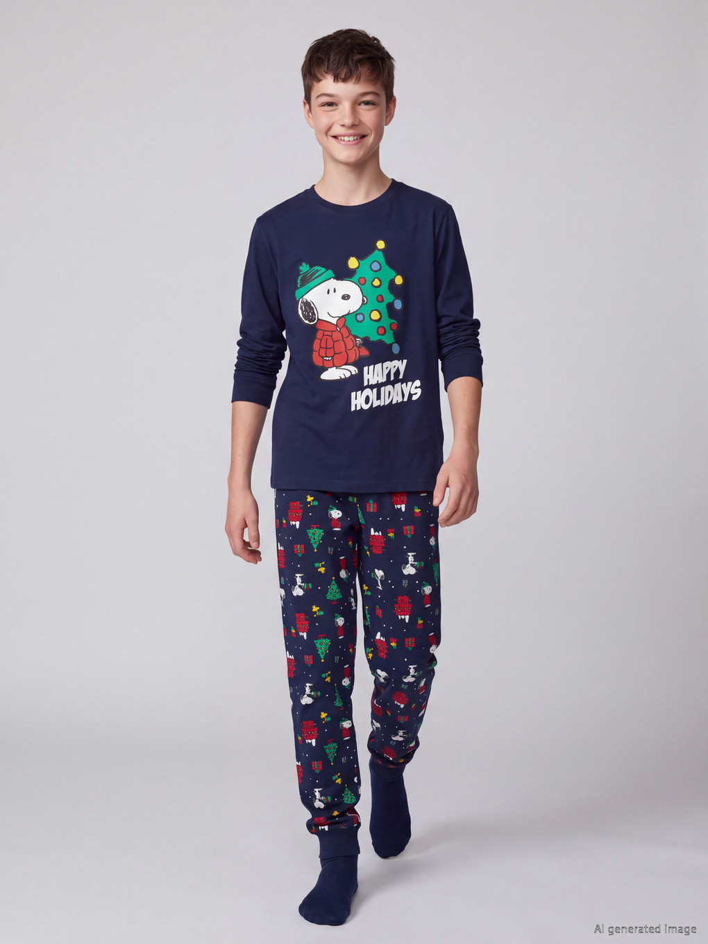 Boy Navy Pyjama Set