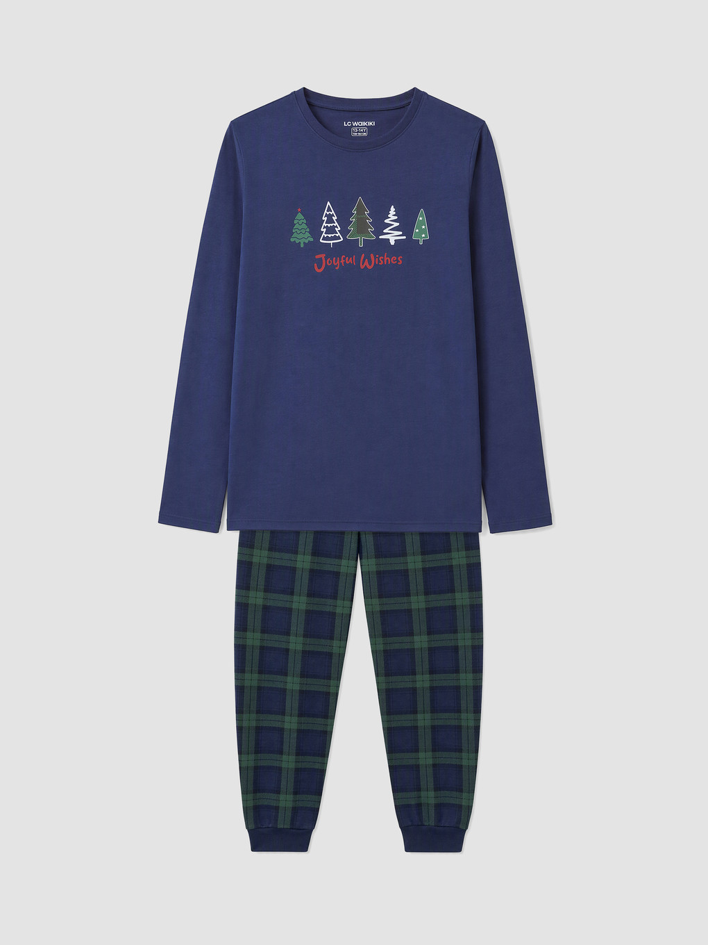 Crew Neck Boys' Pyjamas Set