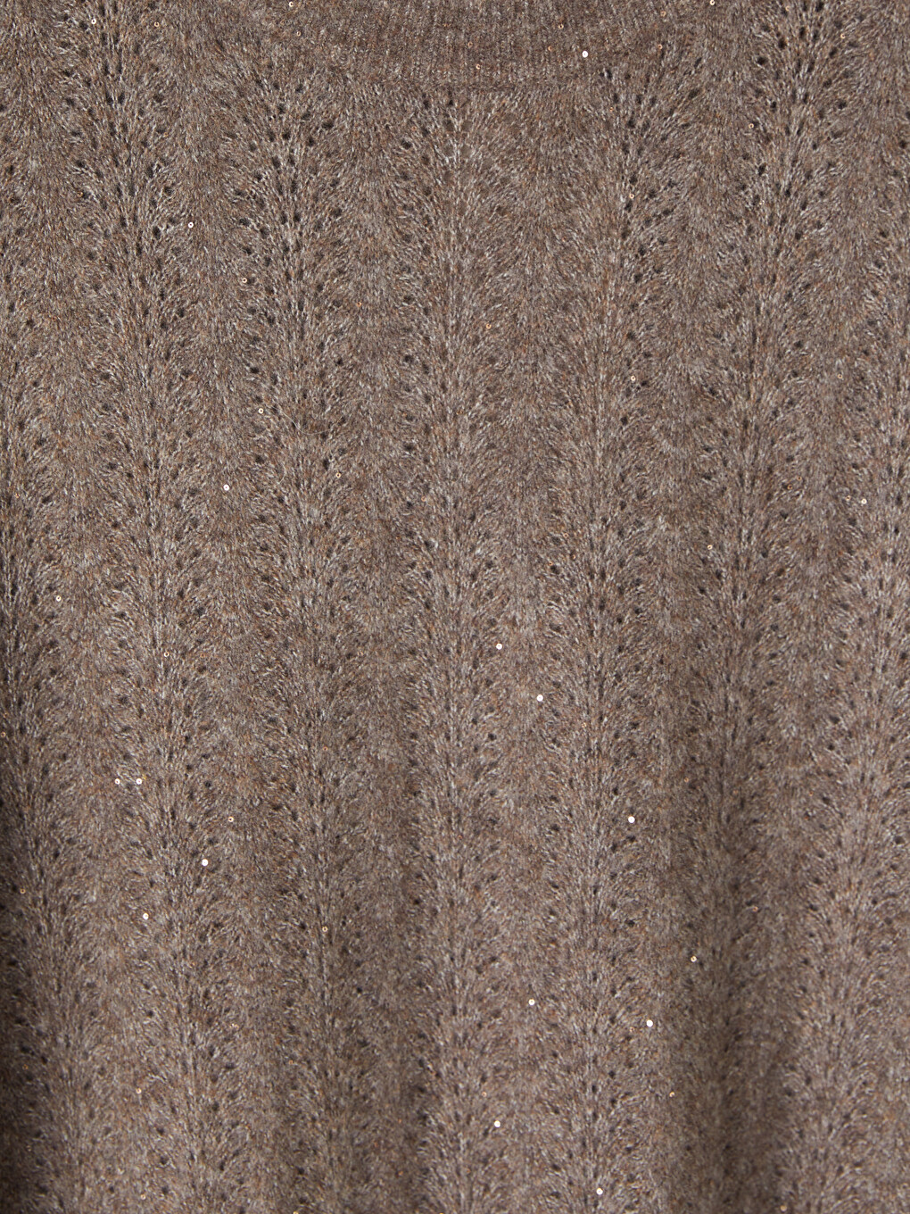 Crew Neck Open-knit Women's Knitwear Sweater-6