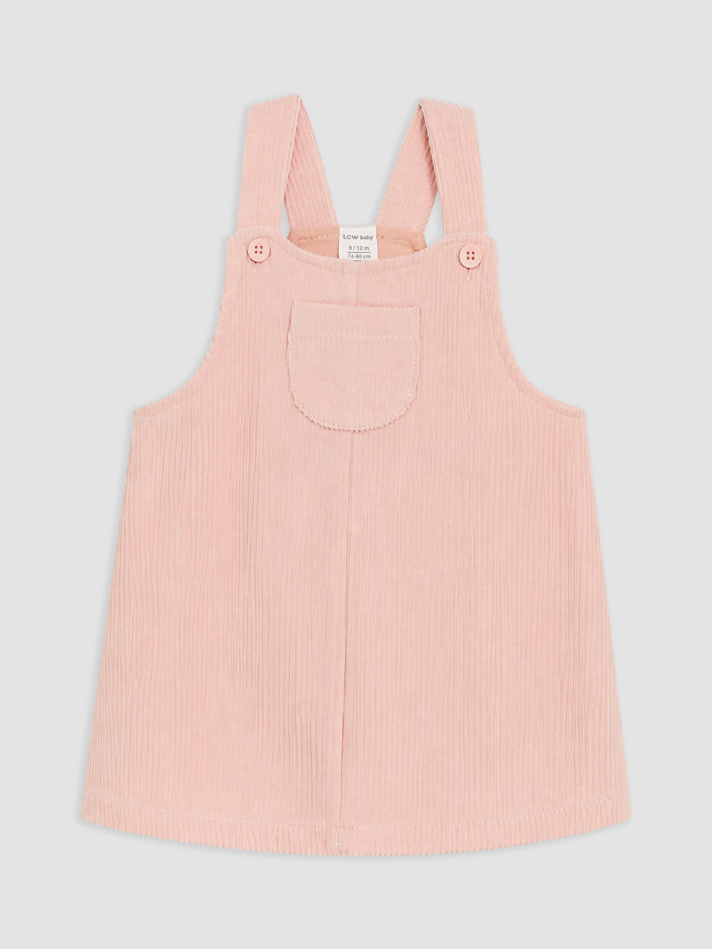 Pembe Kız Bebek Kadife Salopet Takım-3