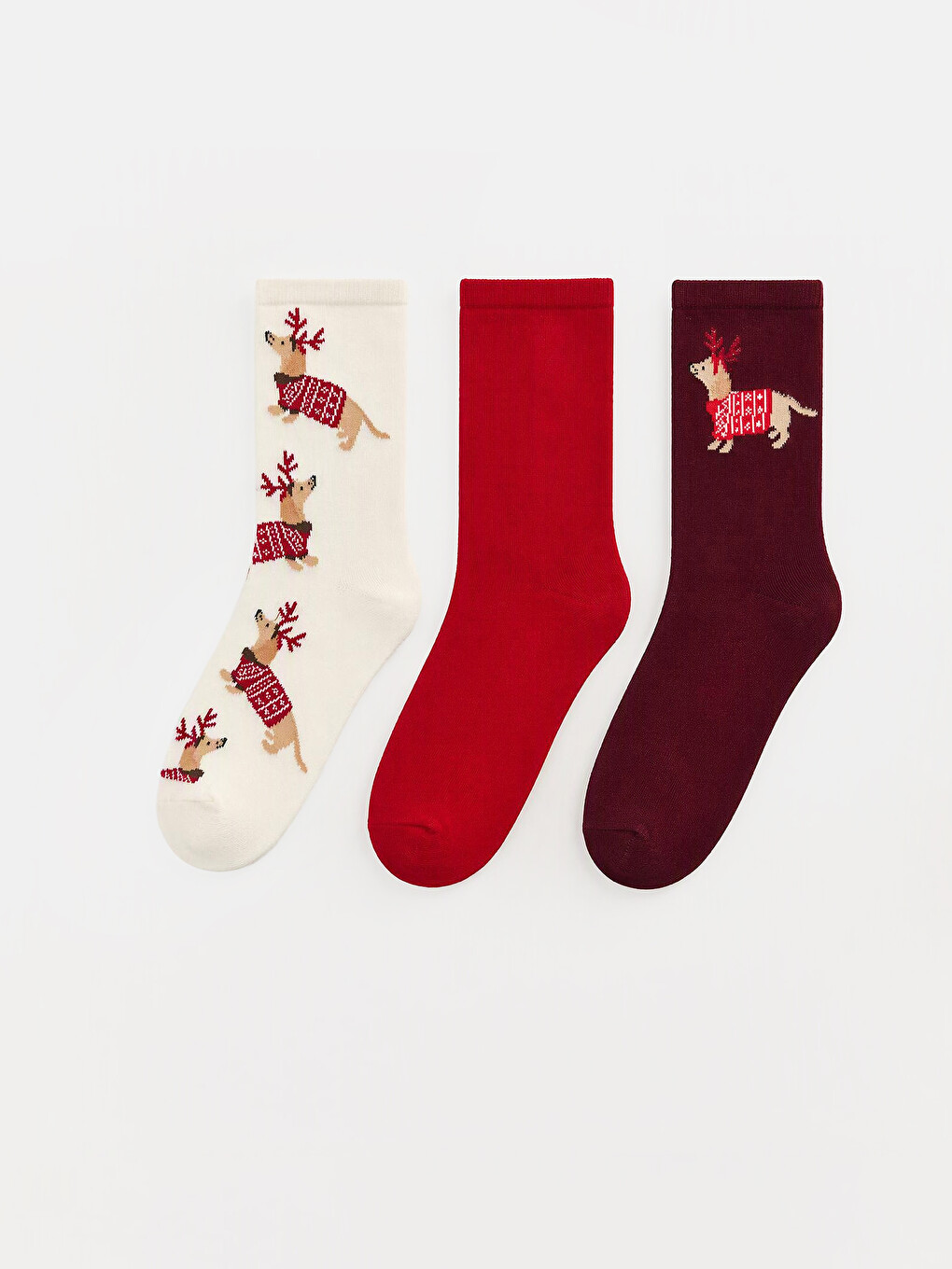 New Year Themed Women's Ankle Socks 3's