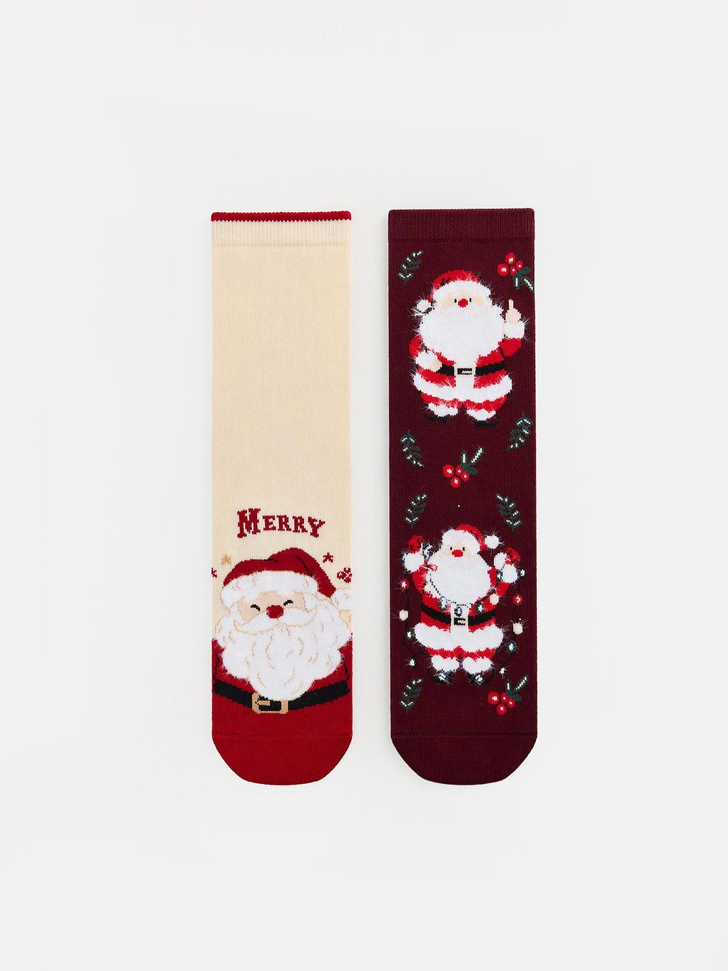 New Year Themed Women's Ankle Socks 2-pack