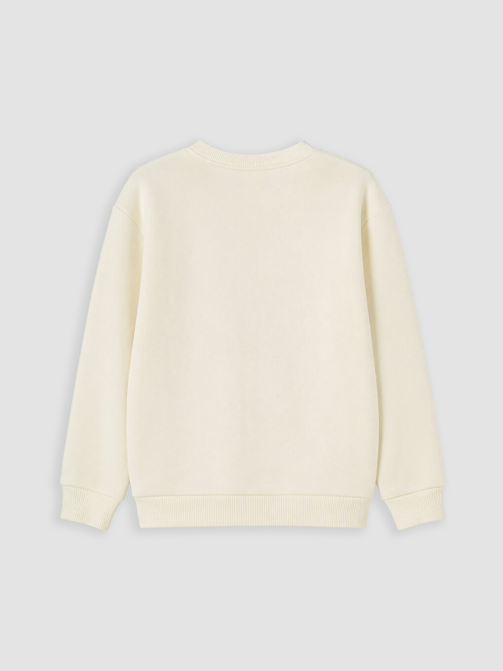 Ekru London Baskılı Kız Çocuk Sweatshirt-2