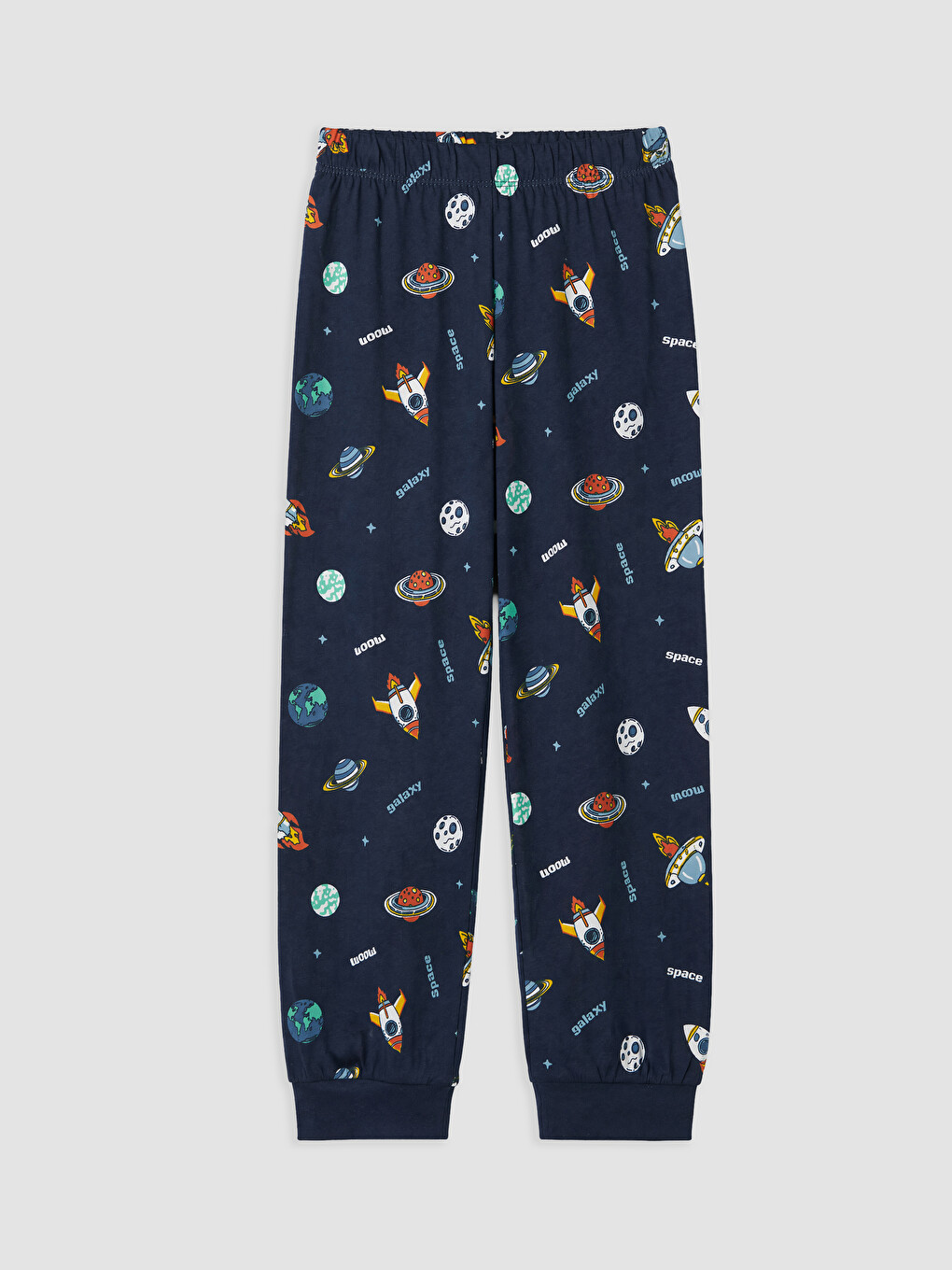 Lacivert Baskılı Erkek Çocuk Pijama Takım-3
