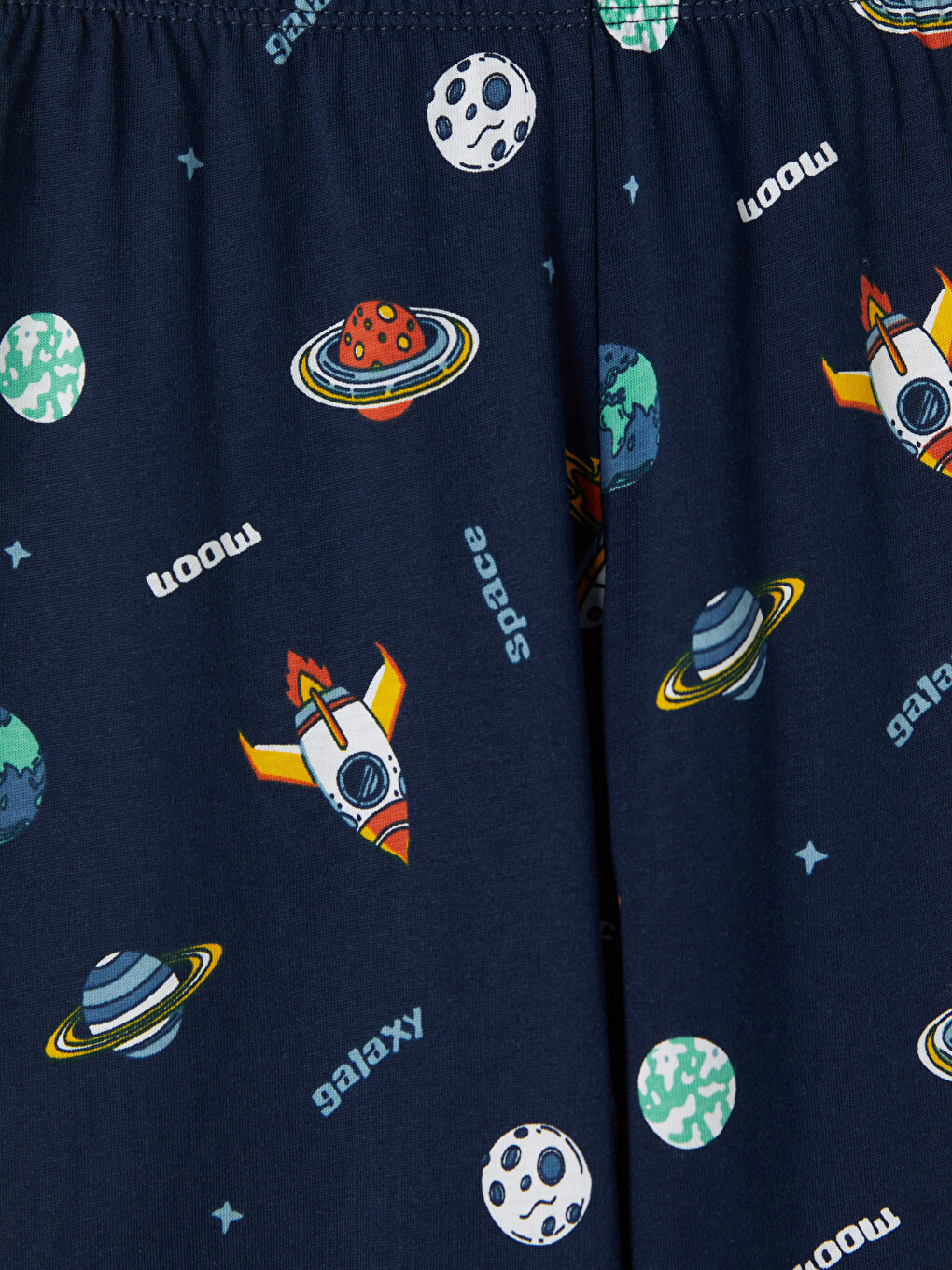 Lacivert Baskılı Erkek Çocuk Pijama Takım-6