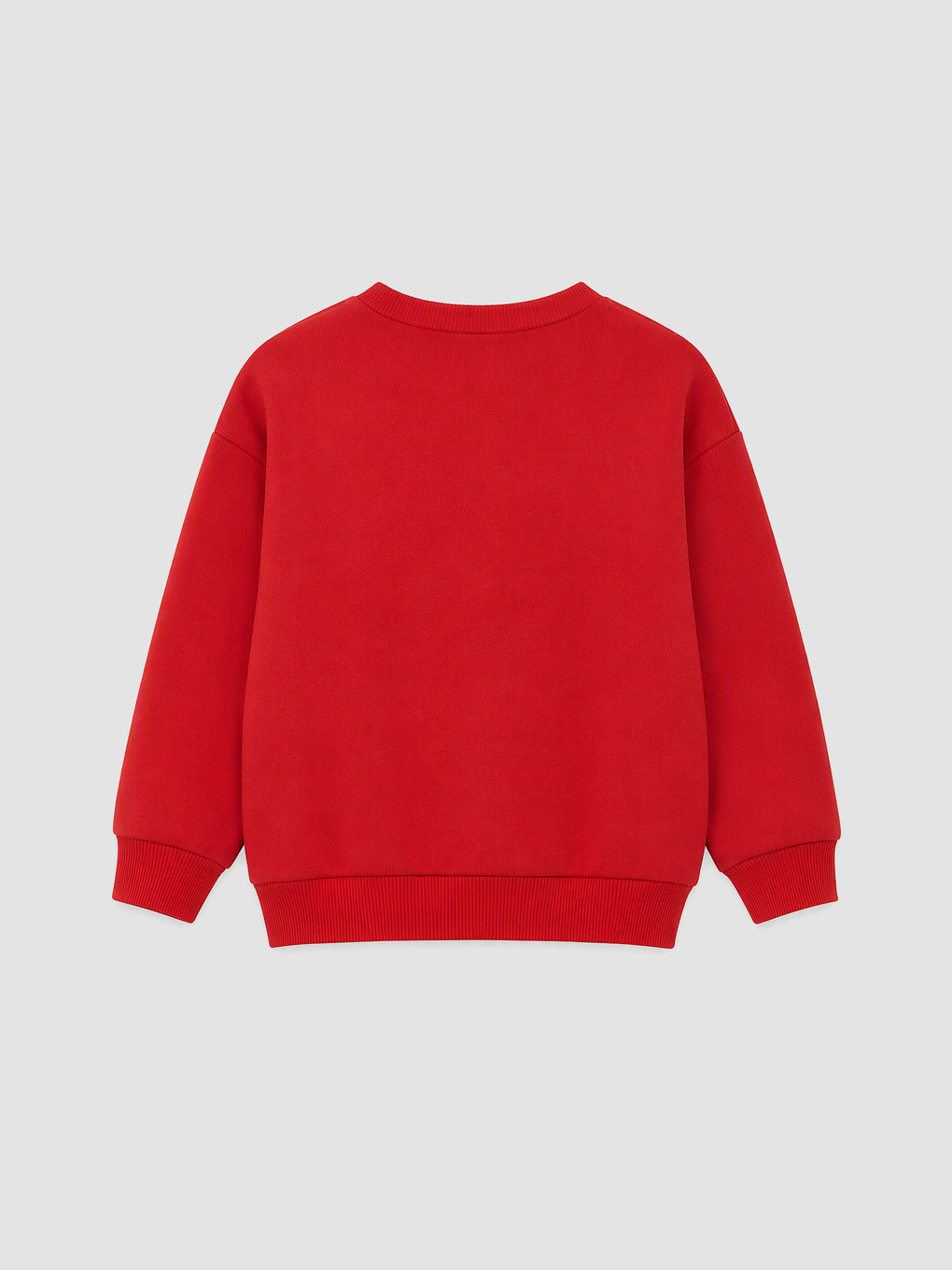 Kırmızı Baskılı Erkek Bebek Sweatshirt Ve Eşofman Altı Takım-3