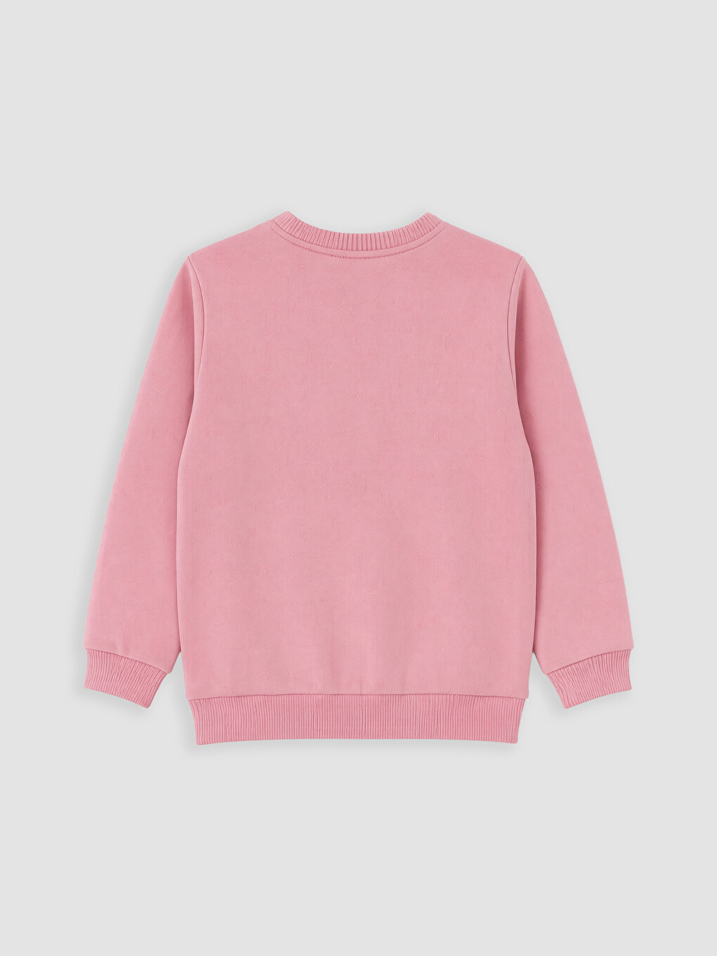 Crew Neck Printed Girls' Sweatshirt-2