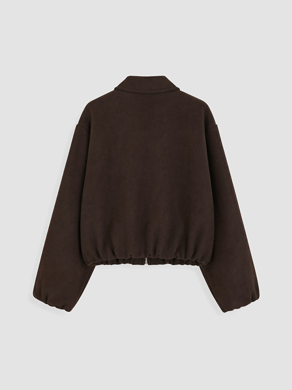 Shirt Collar Women's Bomber Jacket-6