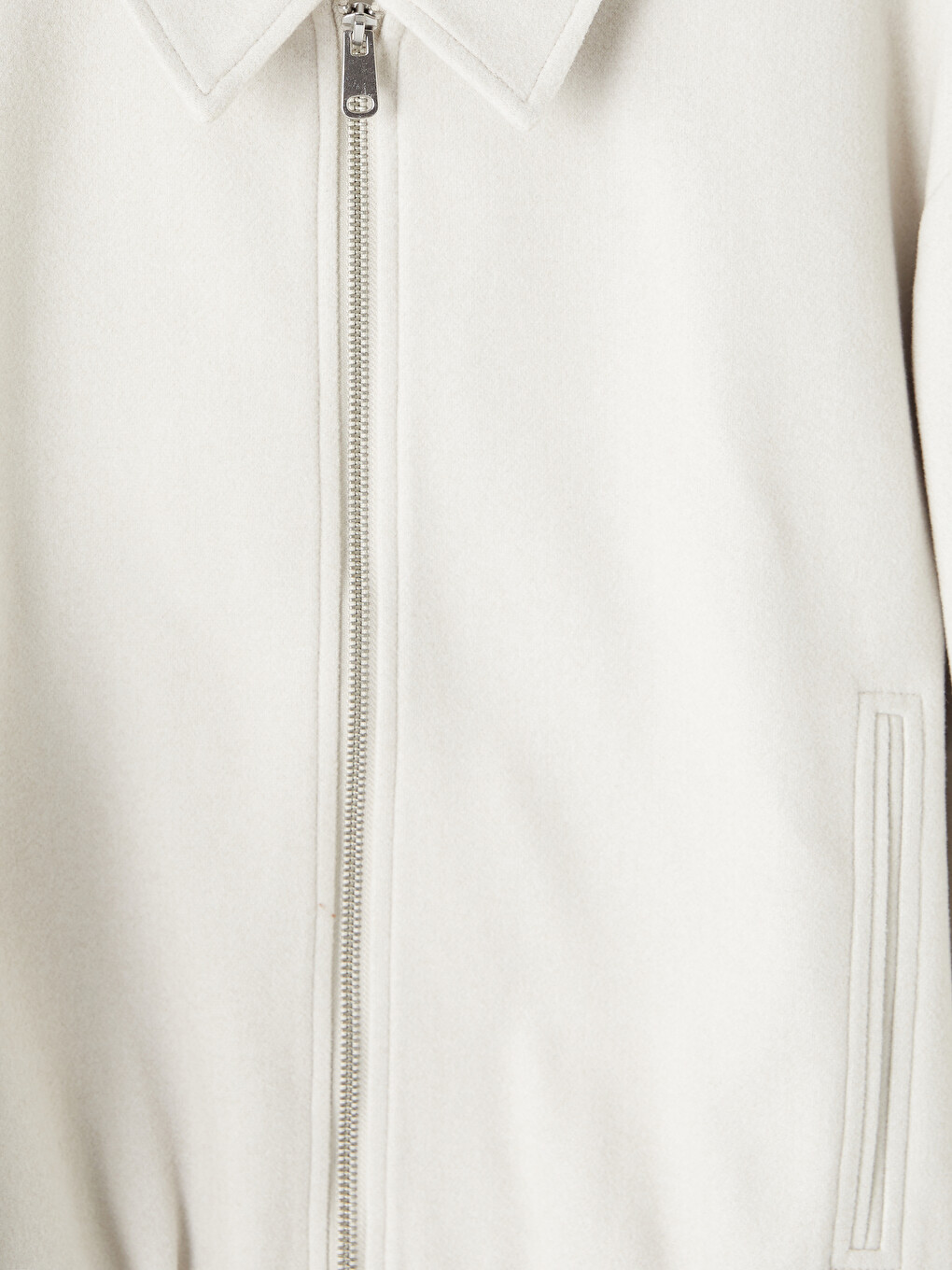 Shirt Collar Women's Bomber Jacket-6