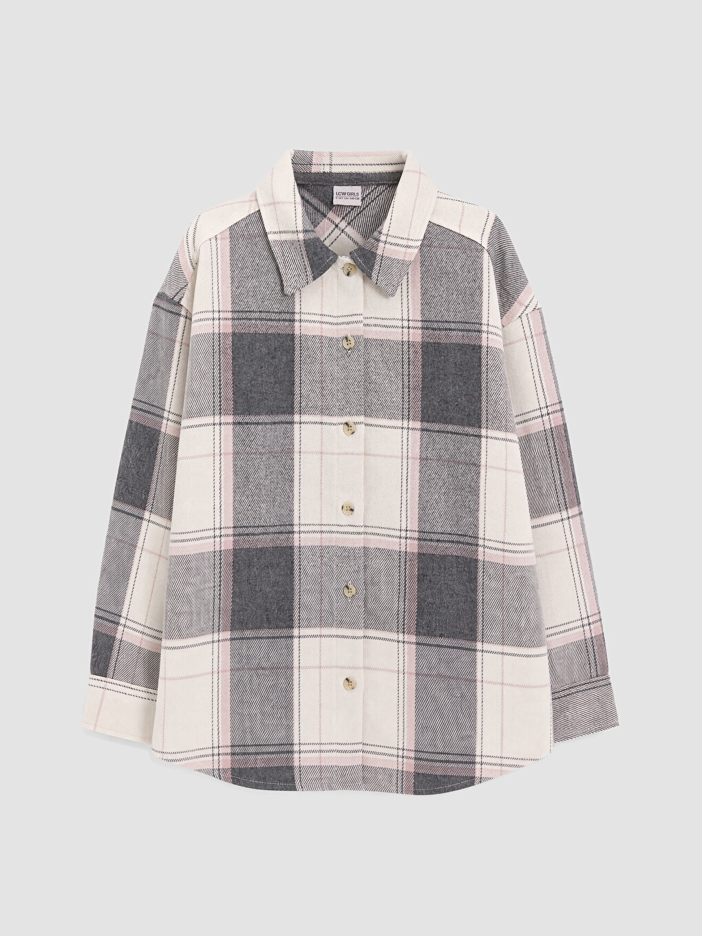 Plaid Twill Girls' Shirt