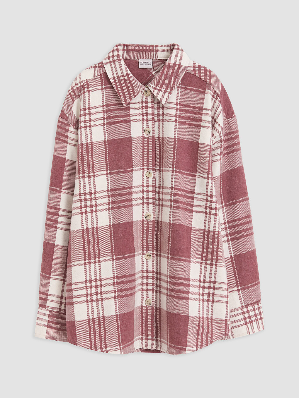 Plaid Twill Girls' Shirt