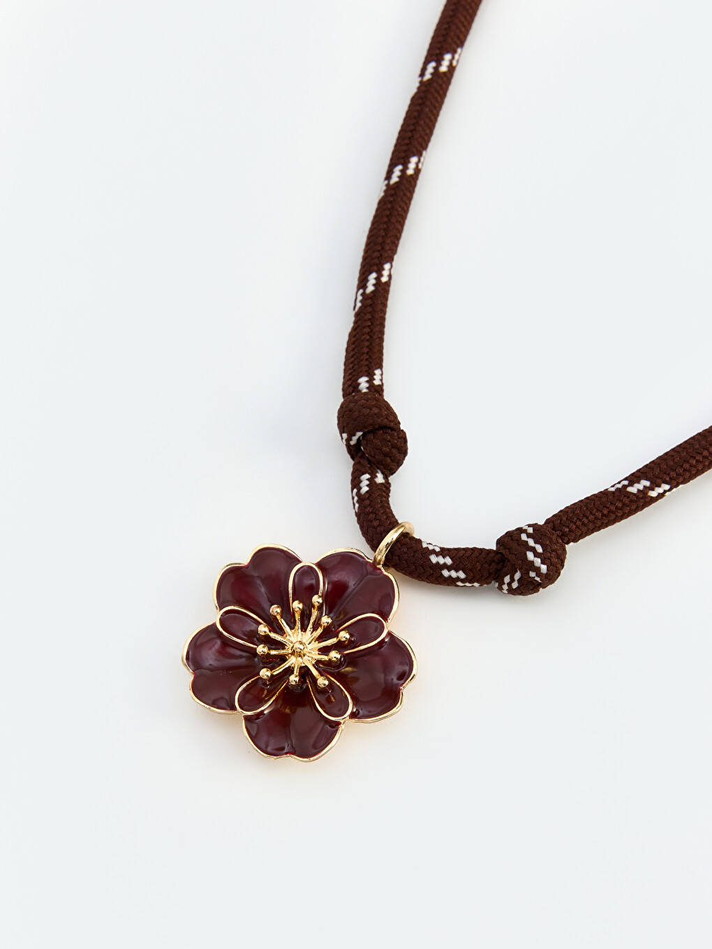 Flower Figured Woman Necklace-1