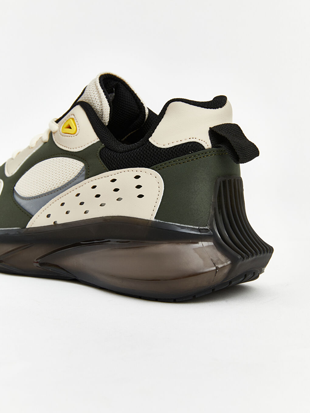 Bej Fileli Kalın Tabanlı Erkek Çocuk Spor Ayakkabı-3