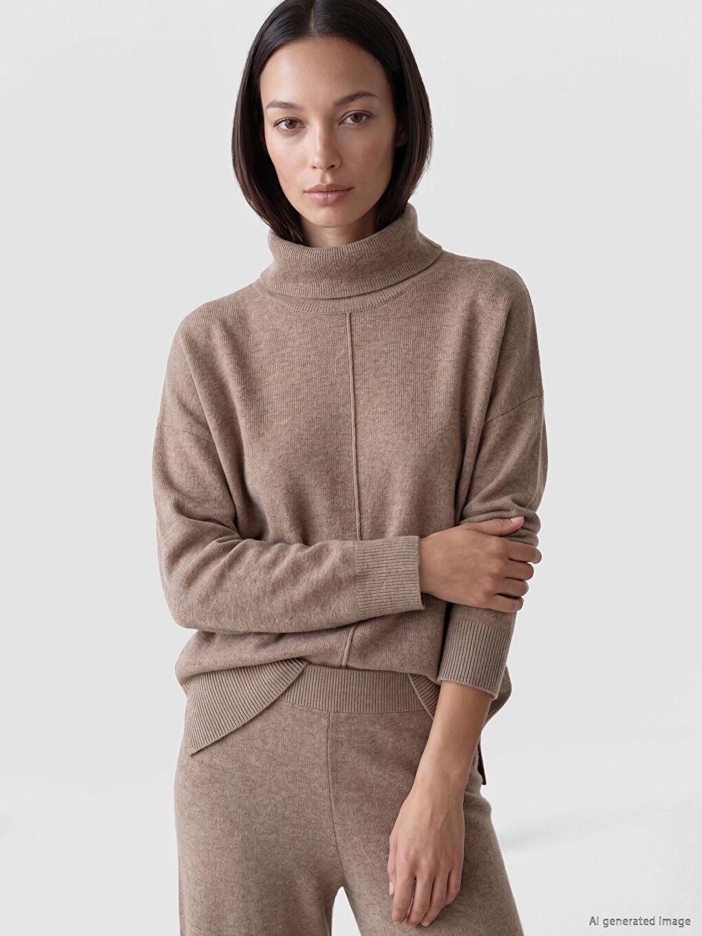 Turtleneck Women's Knitwear Sweater