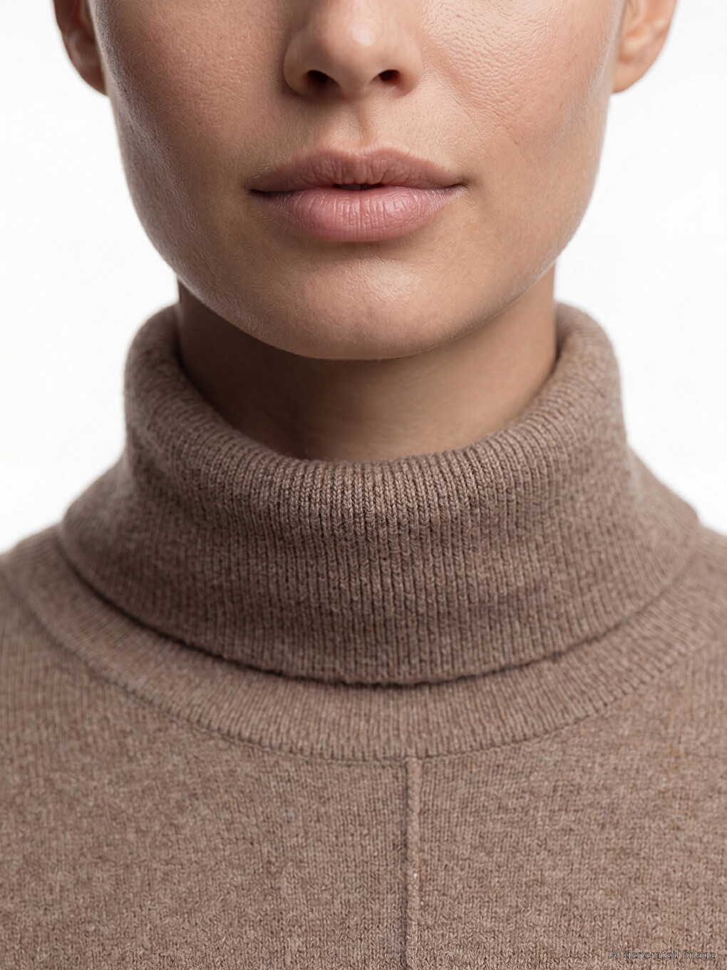 Turtleneck Women's Knitwear Sweater-2
