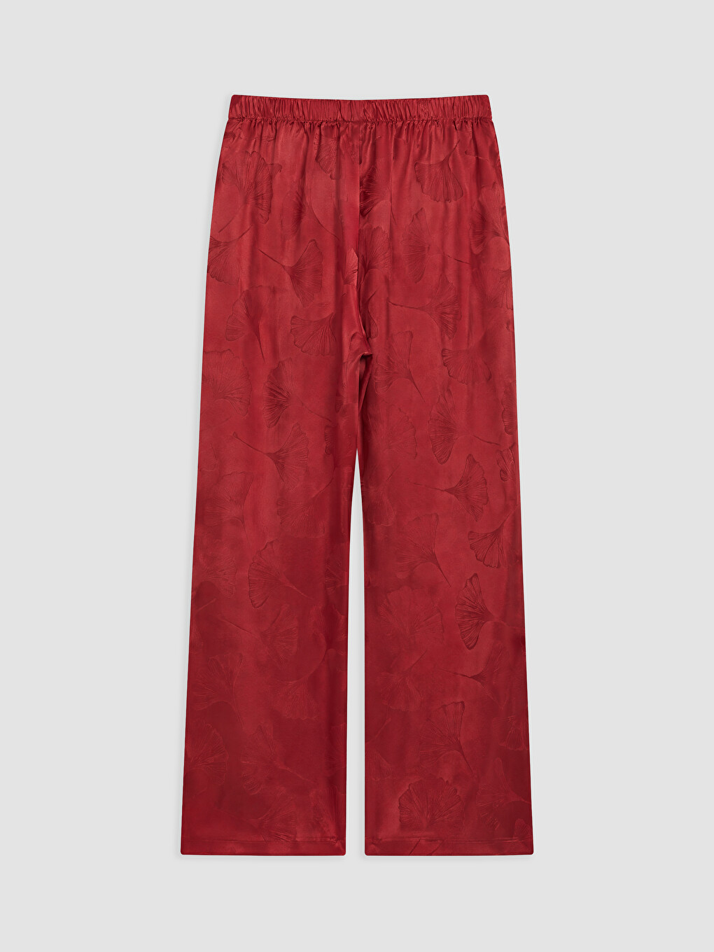 Set De Pijama Din Satin Pentru Femei Cu Model, Cu Guler De Cămașă-8