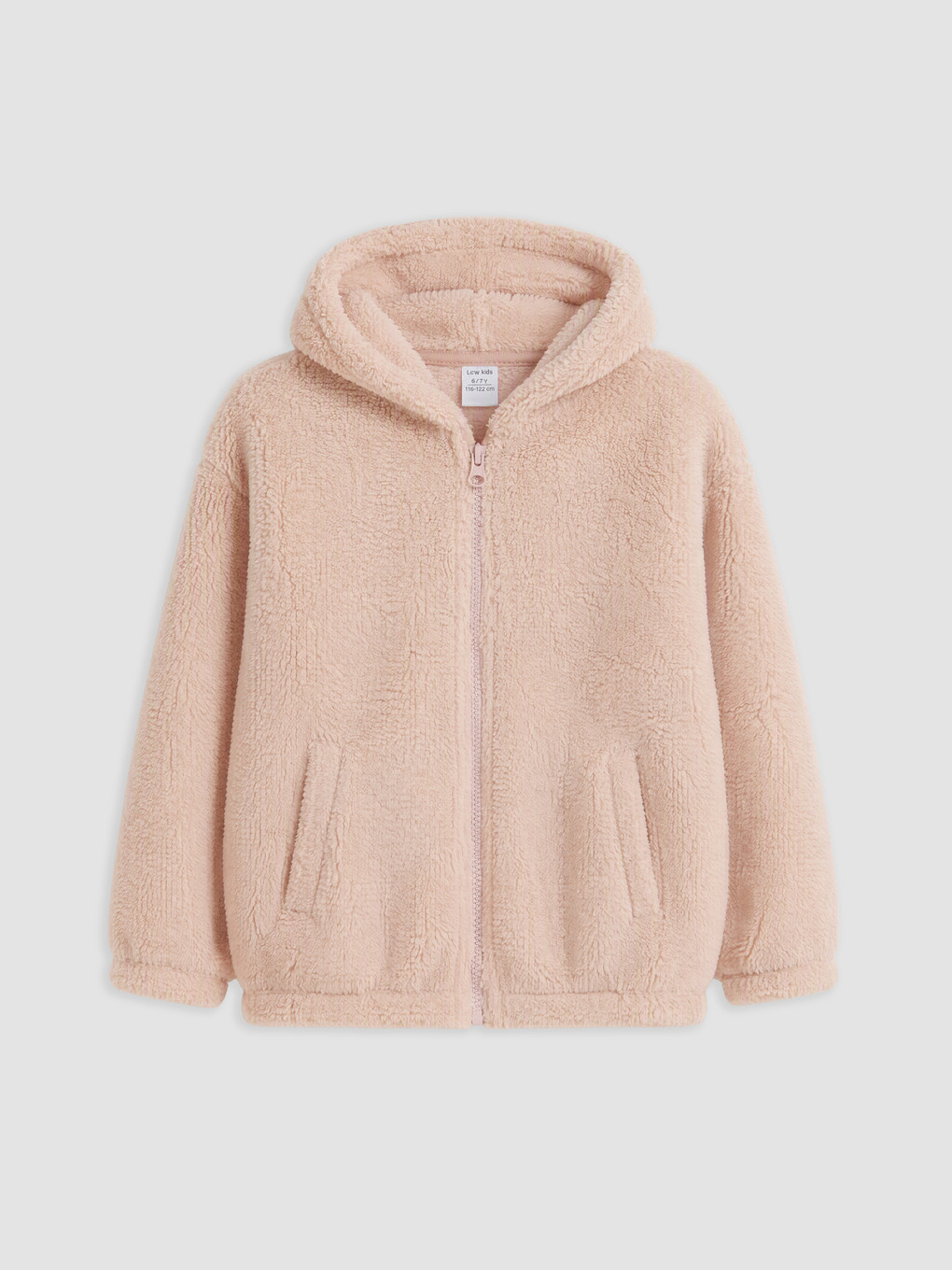Hooded Girls' Zip-up Sweatshirt-2