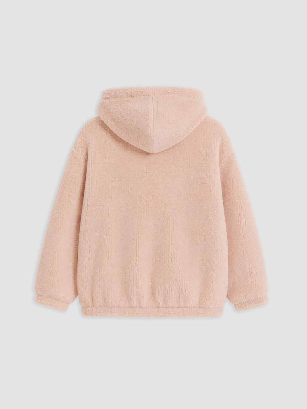 Hooded Girls' Zip-up Sweatshirt-3