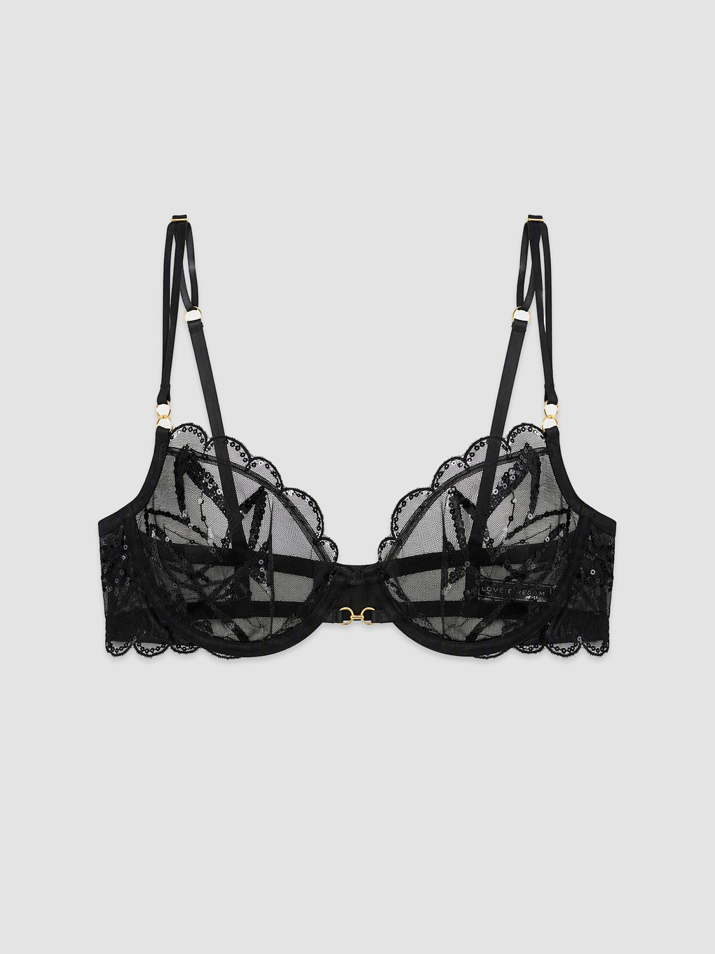 Woman Black Fancy Bra