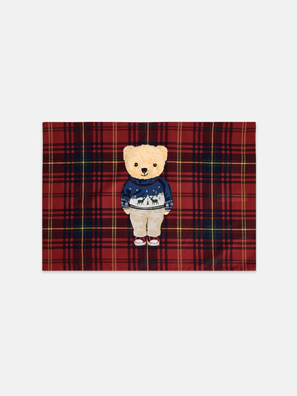 Karışık 2'li Ayı Teddy Baskılı Yastık Kılıfı 50x70 Cm-2