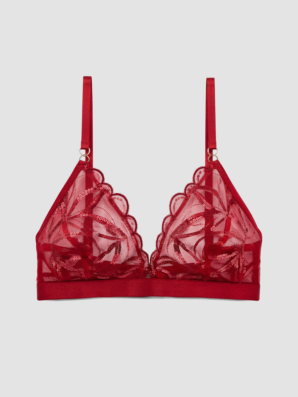 Non-wired Non Padded Lace Fancy Bralette
