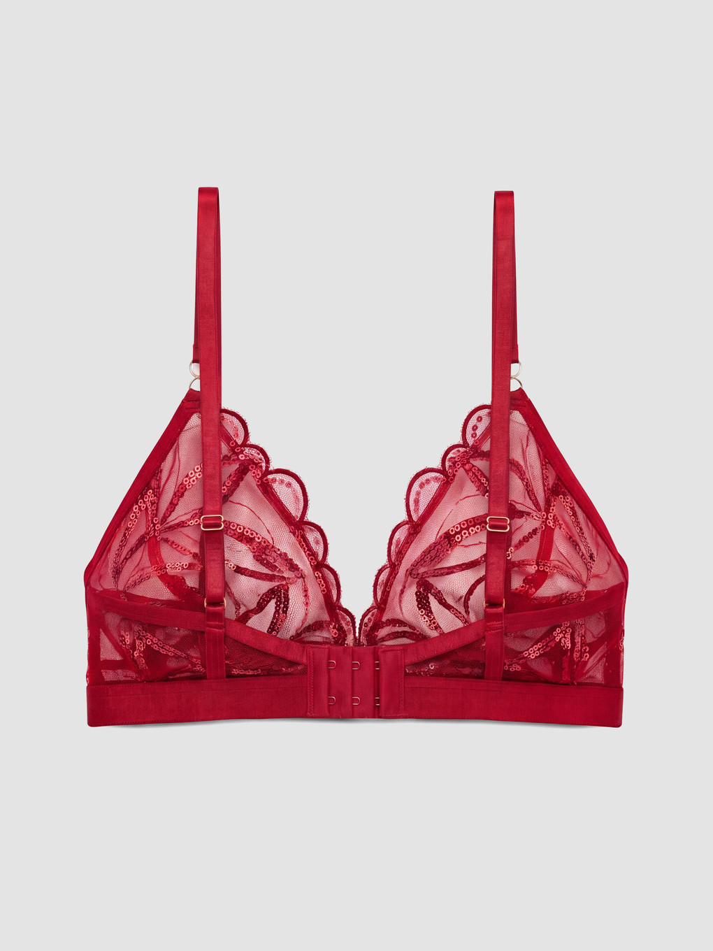 Non-wired Non Padded Lace Fancy Bralette-1