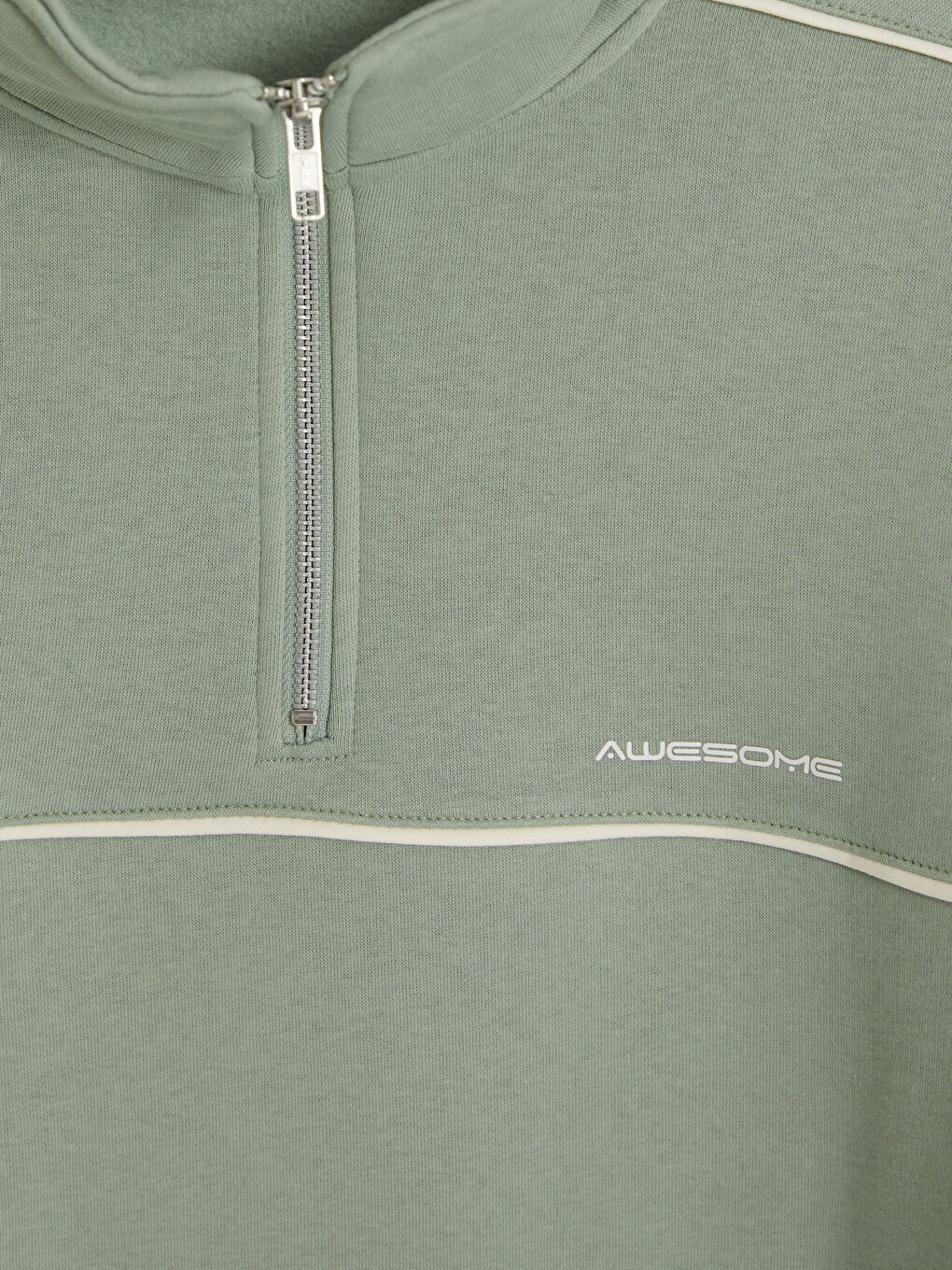 Mock Neck Printed Men's Sweatshirt-6