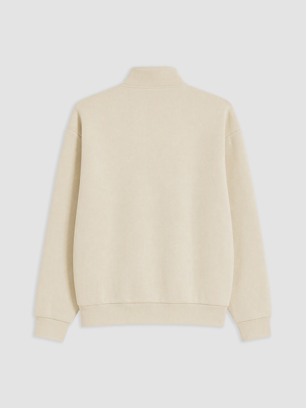 Mock Neck Printed Men's Sweatshirt-5