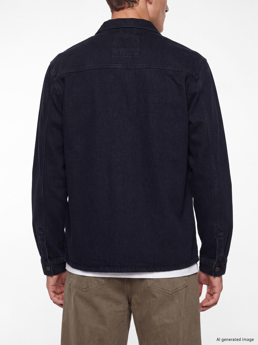 Relax Fit Men's Jean Shirt-3
