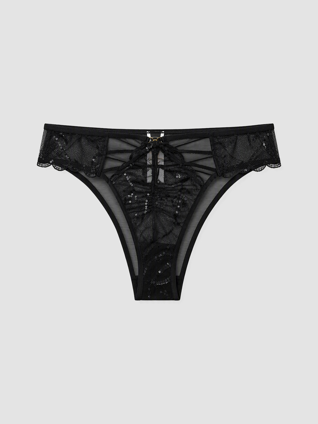 Woman Black Fancy Knickers