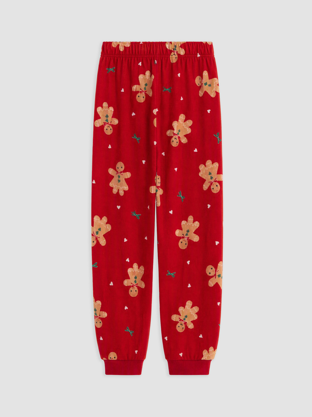 New Year Themed Girls' Velvet Pyjamas Set-4