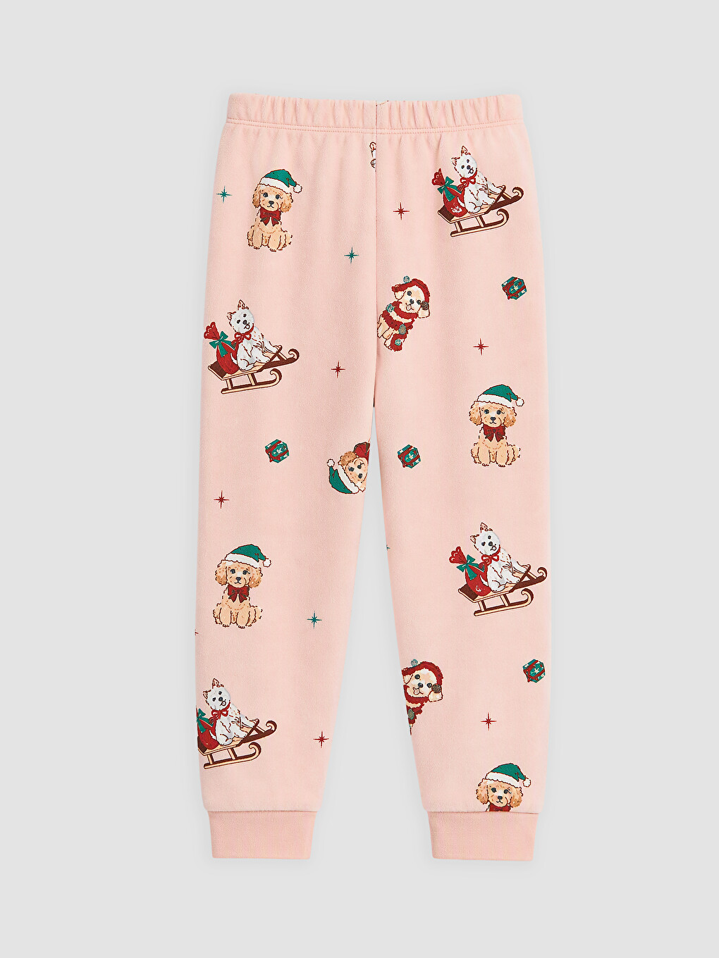 Christmas Themed Girls' Pyjamas Set-4