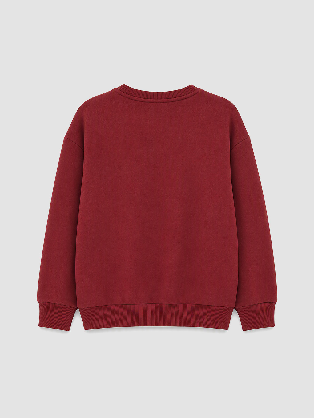 Bordo Baskılı Erkek Çocuk Sweatshirt-2