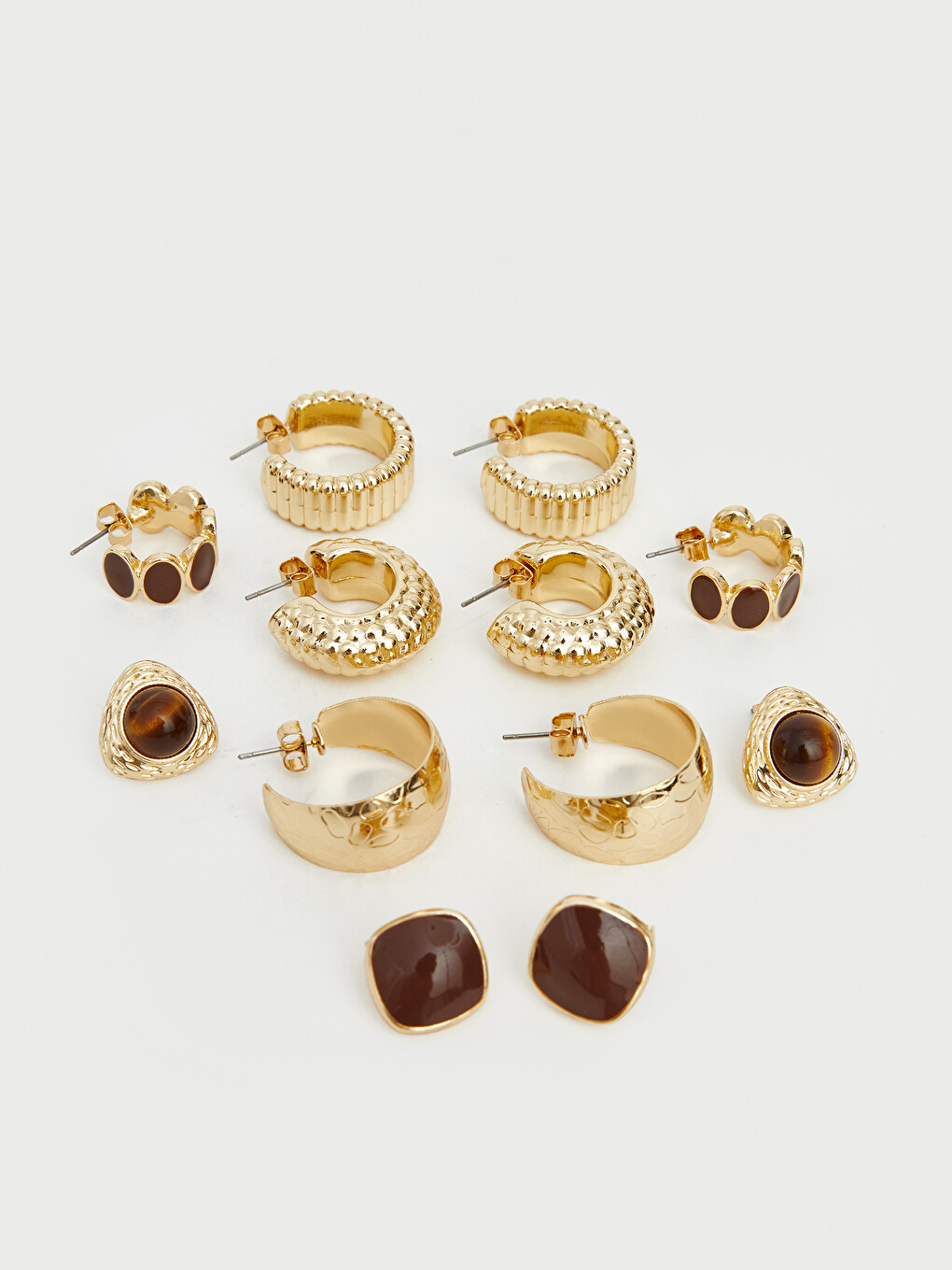 Women's Hoop Earring Set 6-pack-1