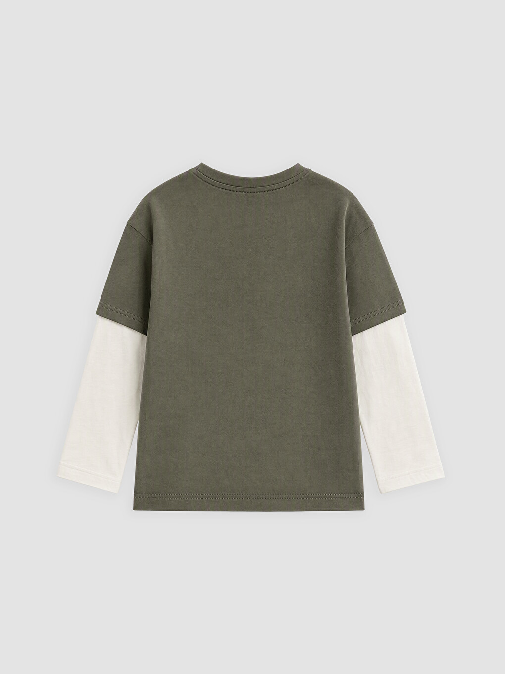 Boy Khaki T-shirt-1