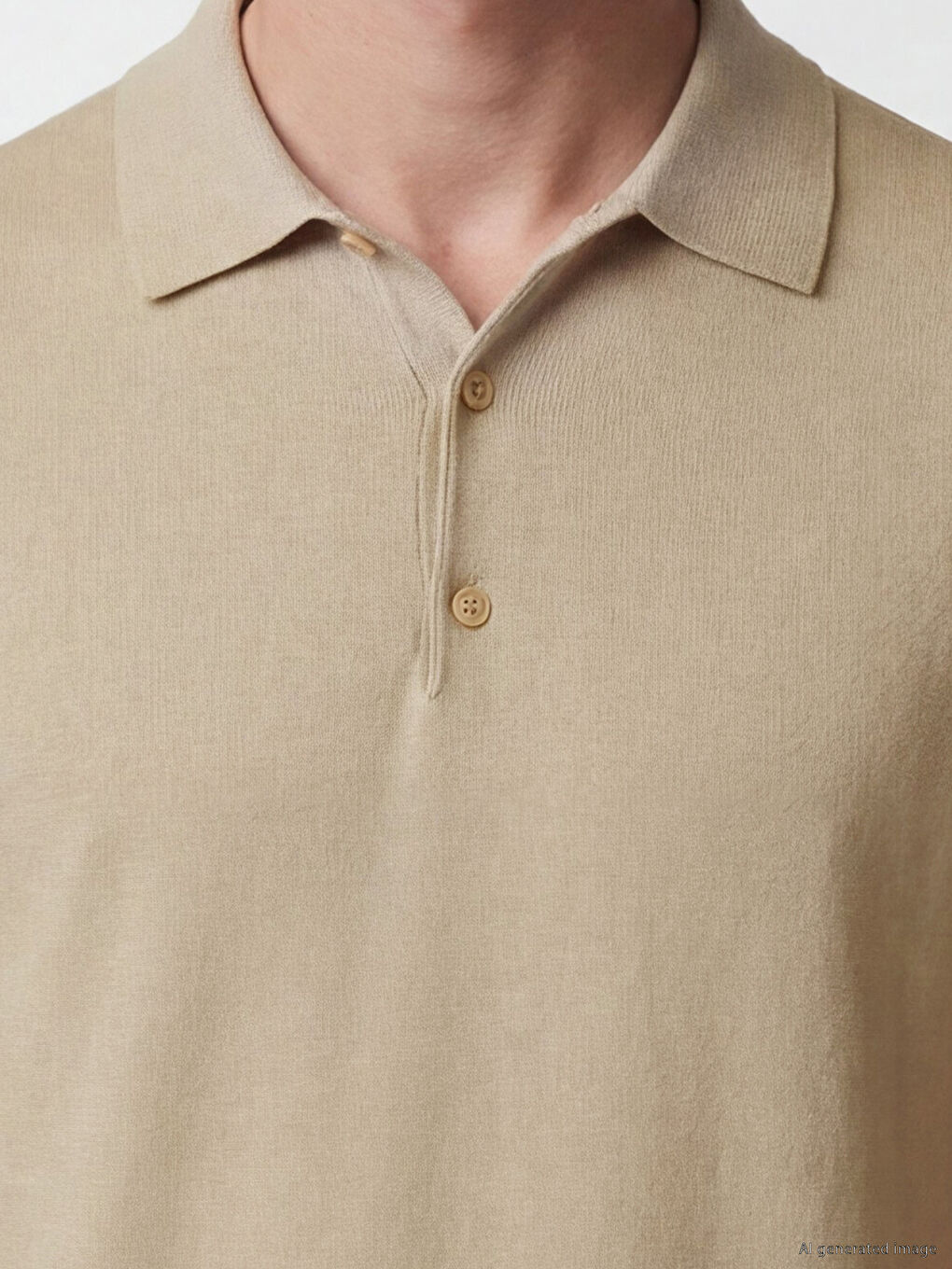 Polo Collar Short Sleeve Men's Knitwear Sweater-2