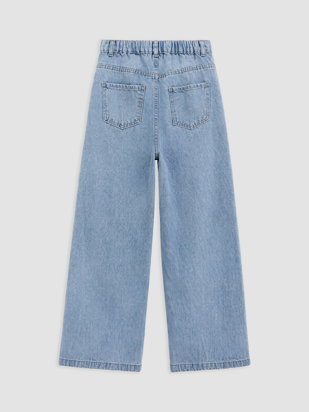 Regular Fit Wide Leg Girls' Jeans-1