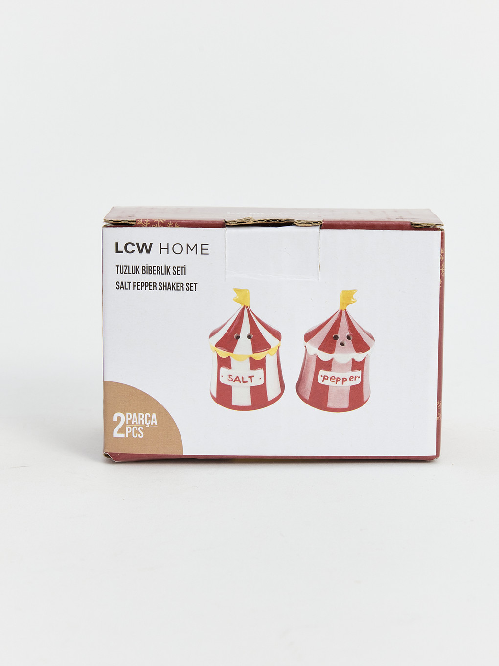 Figured Ceramic Salt Shaker And Pepper Shaker-2