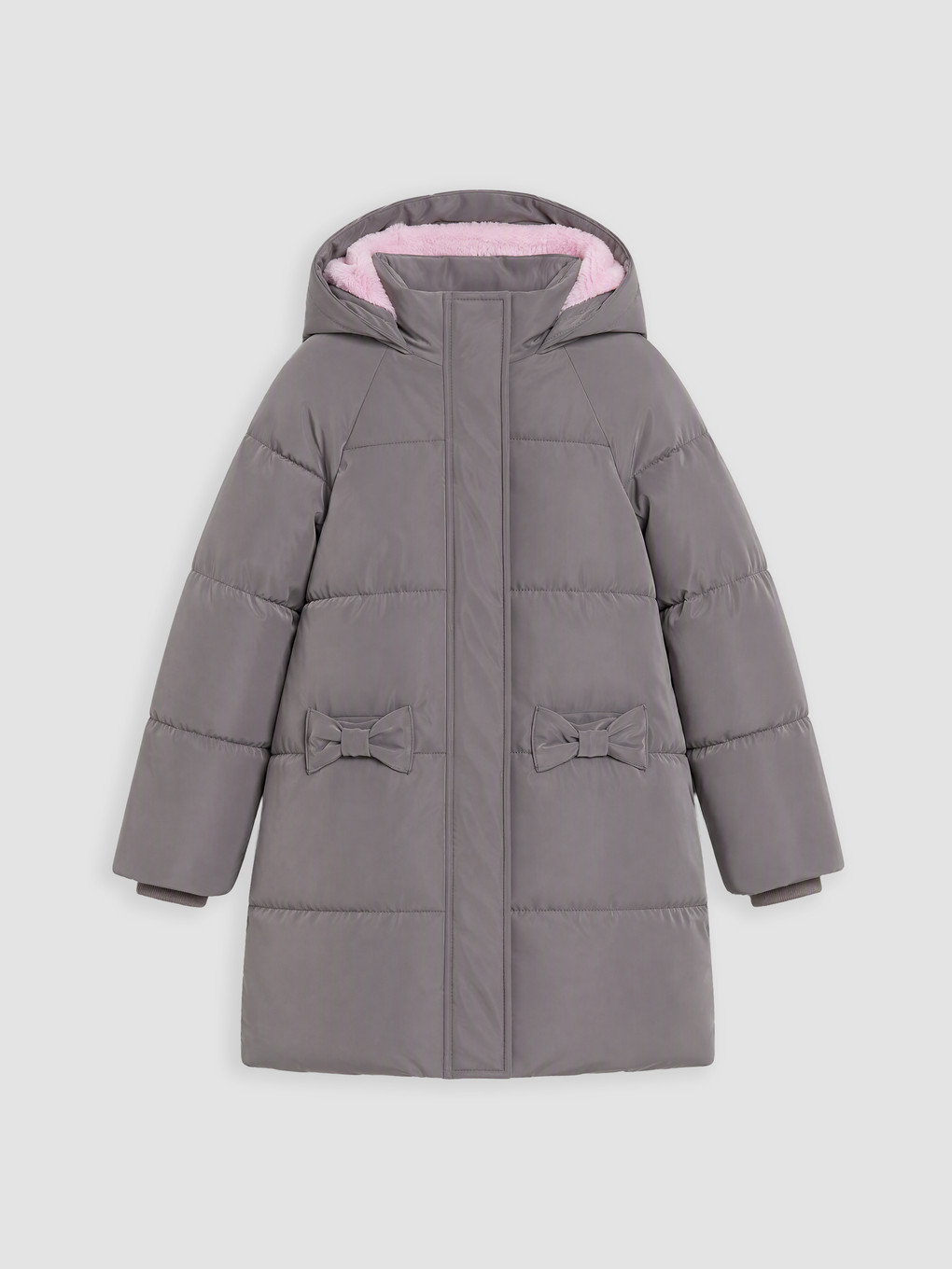 Hooded Girls' Puffer Coat