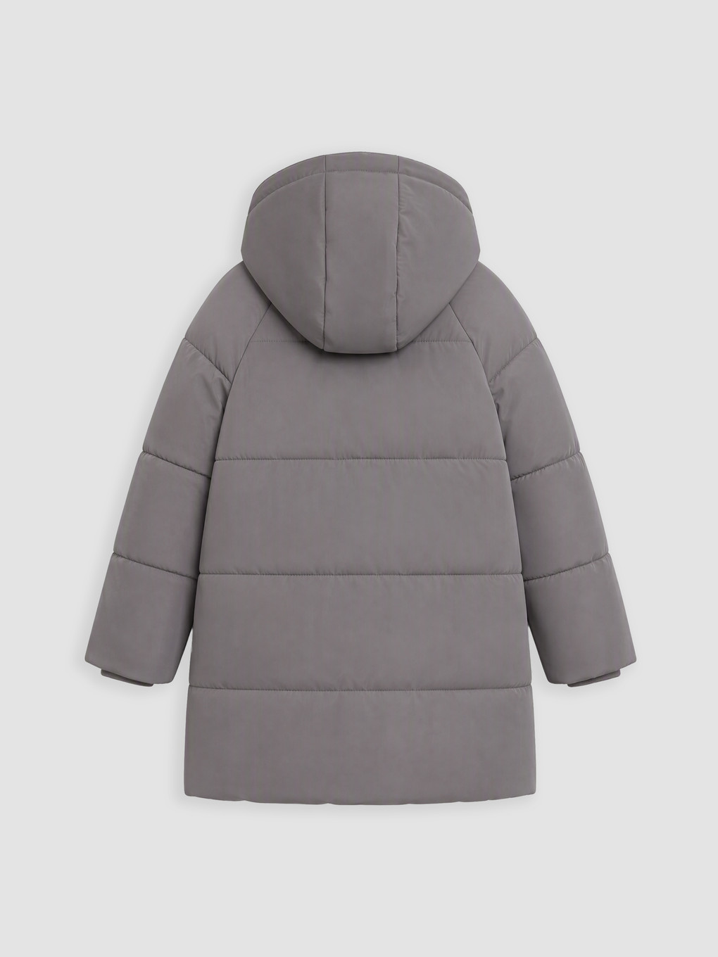 Hooded Girls' Puffer Coat-2
