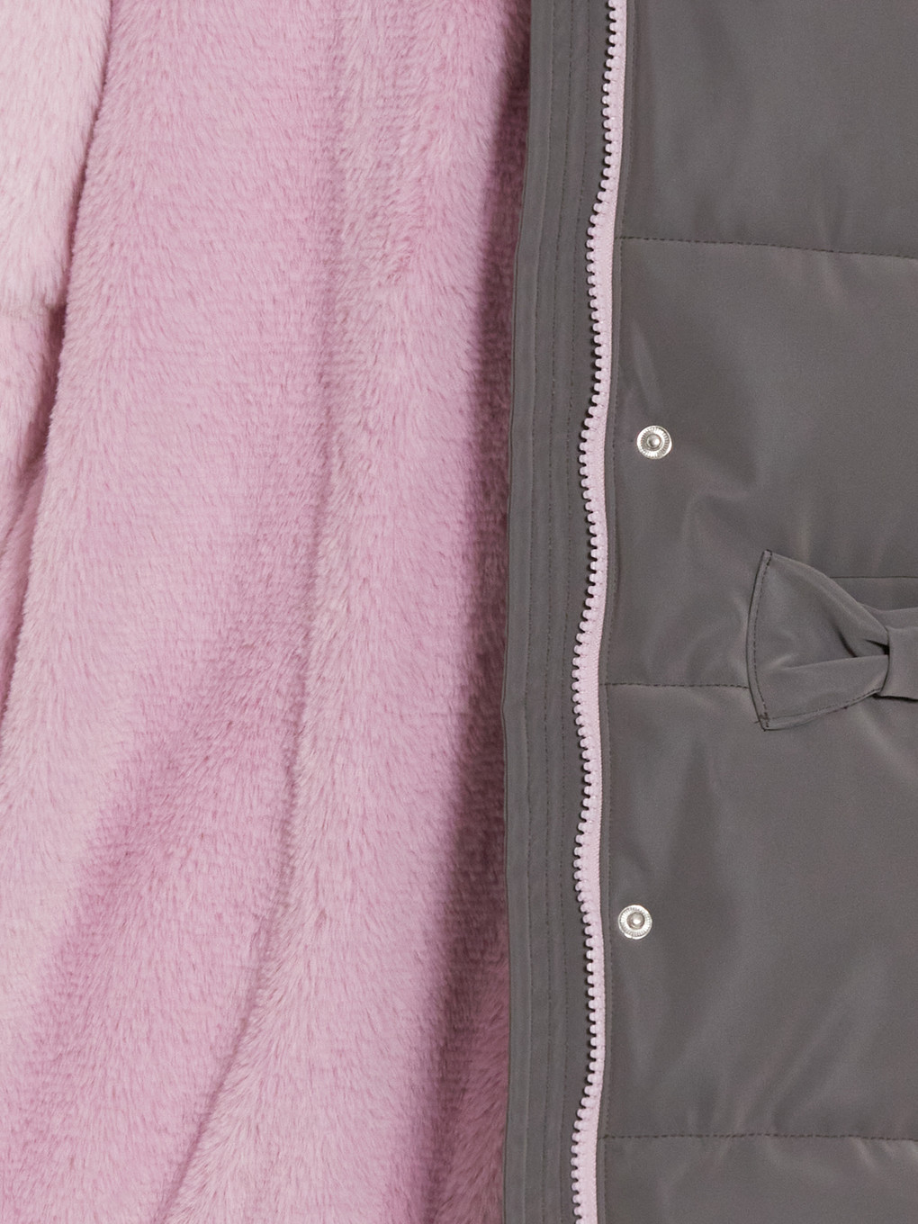 Hooded Girls' Puffer Coat-3