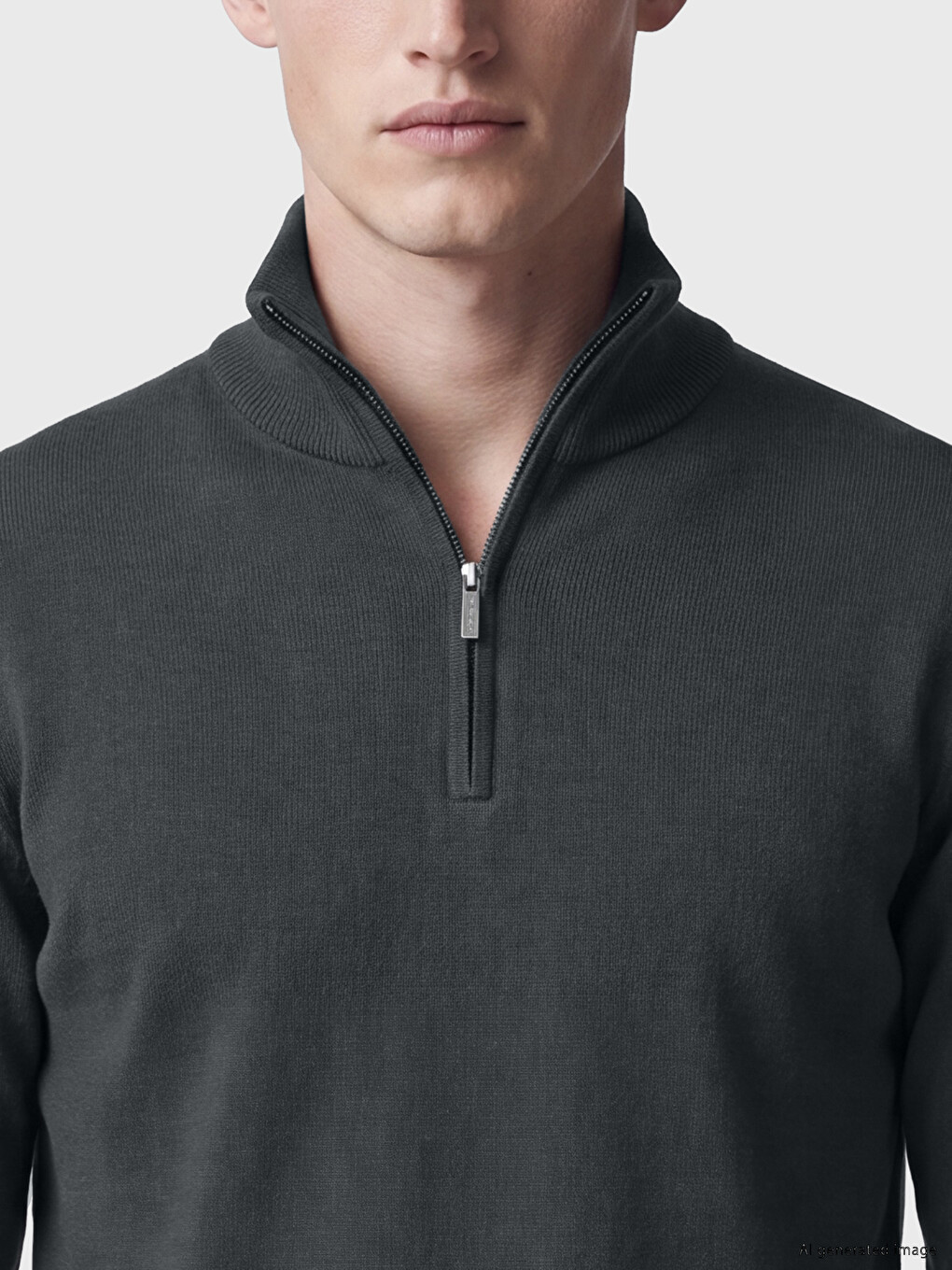 Polo Collar Men's Knitwear Sweater-2