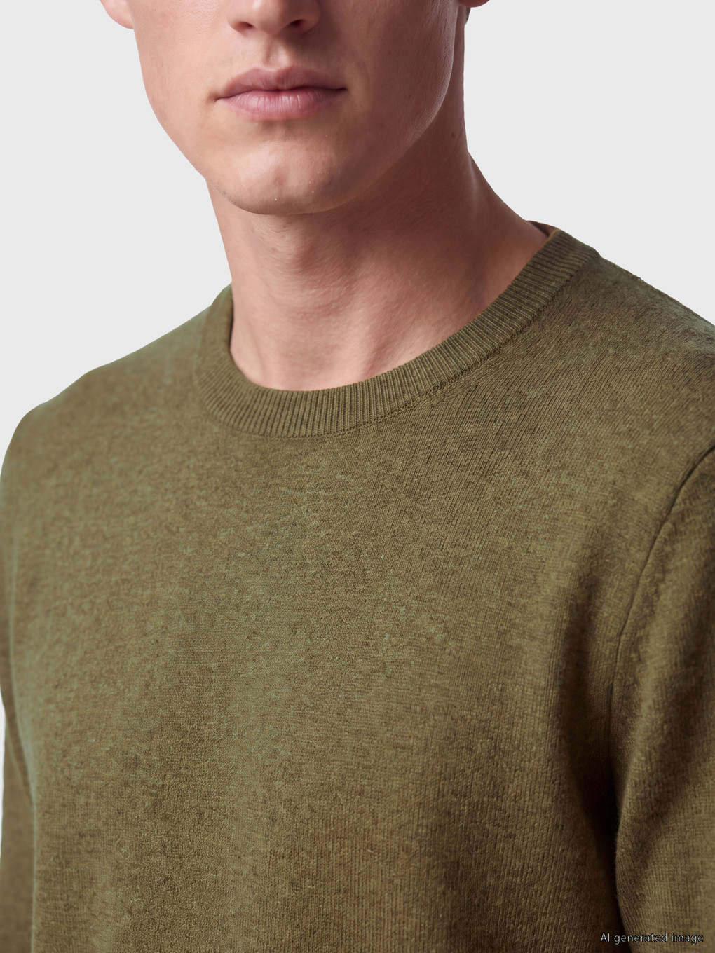 Crew Neck Men's Knitwear Sweater-2